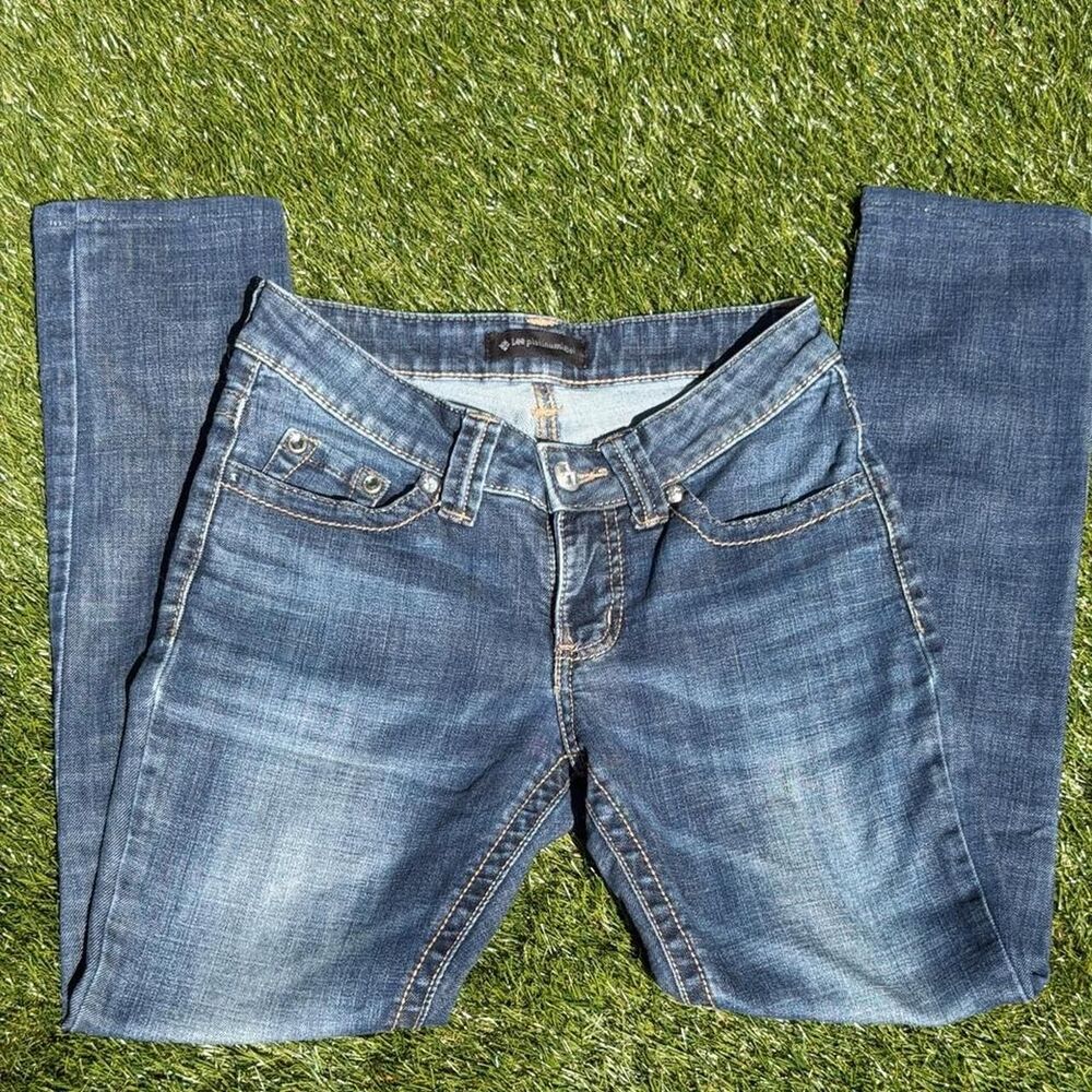 Lee Women's Blue and Navy Jeans